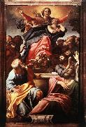 CARRACCI, Annibale Assumption of the Virgin Mary dfg Spain oil painting artist